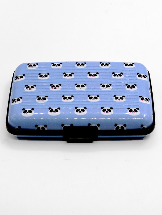 PANDA PRINTS CREDIT CARD WALLET